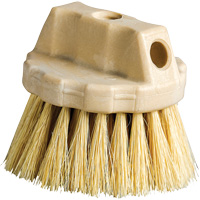 Round Cleaning Brush, 5" L, Tampico Bristles, Beige SPOC Demo