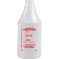 Round Spray Bottle with WHMIS Label, 24 oz. SPOC Demo