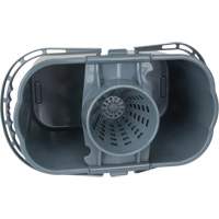 Mop Pail & Wringer, Strainer, 3.75 US Gal.(15 Quart), Grey SPOC Demo