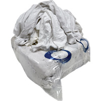 Wiping Rags, Cotton/Fleece, White, 25 lbs. SPOC Demo