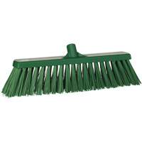 Heavy-Duty Push Broom, Stiff Bristles, 20", Polyester, Green SPOC Demo