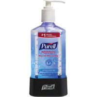 Support de bouteille illumin&eacute;e Purell Places SPOC Demo