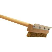 Commercial Pizza and Oven Brush, Brass, 40" Long SPOC Demo