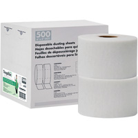 TrapEze&reg; Double Roll Disposable Dusting Sheets, Polyester, White SPOC Demo