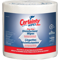 Plus Disinfectant Wipes, 8" x 6", 1200 Count SPOC Demo