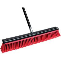 Squeegee Broom with Handle, 24", Medium, PVC Bristles SPOC Demo