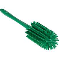 Brosse moyenne avec manche, Soies Ferme, Longueur de 17", Vert SPOC Demo