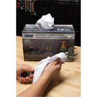 Chiffons lavables pour le nettoyage, Microfibre, Blanc SPOC Demo