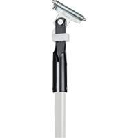 White Clipper Dust Mop Handle, Fibreglass, 1" Diameter, 60" Length SPOC Demo