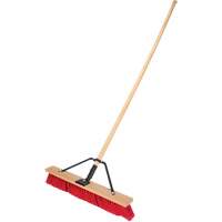 Balai-brosse &agrave; manche renforc&eacute;, 24", Moyen, Soies PVC SPOC Demo