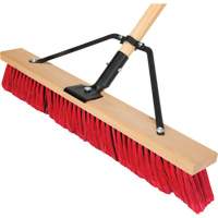 Balai-brosse &agrave; manche renforc&eacute;, 24", Moyen, Soies PVC SPOC Demo