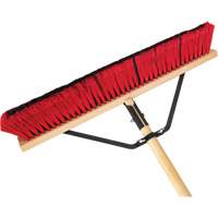 Balai-brosse &agrave; manche renforc&eacute;, 24", Moyen, Soies PVC SPOC Demo