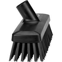 Compact Wall/Deck Broom, Stiff Bristles, 8-9/10", Polyester/Polypropylene, Black SPOC Demo
