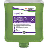 Savon de puissance moyenne pour les mains Solopol, Pierre ponce, 2 L, Cartouche en plastique, Lime SPOC Demo