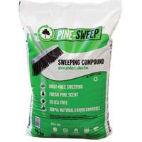 Pine Sweep Biodegradable Sweeping Compound, Bag, 44 lbs. (20 kg) SPOC Demo