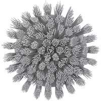 Brosse ronde HyDrive pour perceuse, Soies Tr&egrave;s ferme, Longueur de 3-1/10", Blanc SPOC Demo