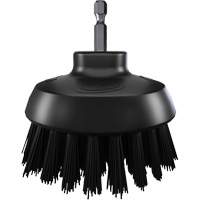 Brosse ronde HyDrive pour perceuse, Soies Tr&egrave;s ferme, Longueur de 3-1/10", Noir SPOC Demo