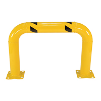 Garde-corps &agrave; profil &eacute;lev&eacute; pour machines, 3' la x 2' h, Jaune SPOC Demo