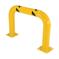 Garde-corps &agrave; profil &eacute;lev&eacute; pour machines, 3' la x 2' h, Jaune SPOC Demo