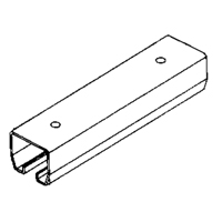 Rail de roulement pour murs-rideaux, 10' lo SPOC Demo