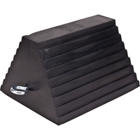 Wheel Chock, 9" x 8" x 6", Black SPOC Demo