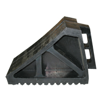 Wheel Chock, 10-5/8" x 7" x 4-1/2", Black SPOC Demo