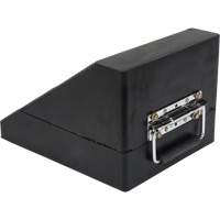 Wheel Chock, 10-5/8" x 8-5/8" x 7", Black SPOC Demo