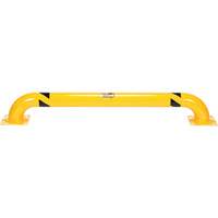 Protecteur de r&acirc;telier &agrave; profil bas, 5,3' la x 0,74' h, Jaune SPOC Demo