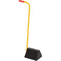 Ergo Handle Wheel Chock, 9-1/4" x 8" x 6", Black SPOC Demo