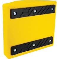 Cale de roue robustes, Ur&eacute;thane, Jaune, 15-1/2" la x 17-7/10" p x 10" h SPOC Demo