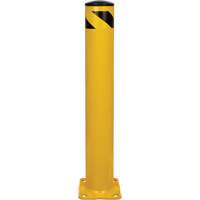 Safety Bollard, Steel, 36" H x 5-1/2" W, Yellow SPOC Demo