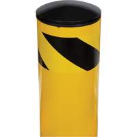 Safety Bollard, Steel, 36" H x 5-1/2" W, Yellow SPOC Demo