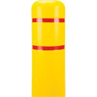 Capuchon en poly&eacute;thyl&egrave;ne pour borne de protection, 6-5/8" dia. x 60" l, Rouge/Jaune SPOC Demo