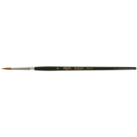 Artist Paint Brush, 1/8" Brush Width, Red Sable, Wood Handle SPOC Demo