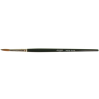 Artist Paint Brush, 5/32" Brush Width, Red Sable, Wood Handle SPOC Demo