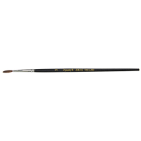Black Pointed Bristle Artist Brush, 2.1 mm Brush Width, Camel Hair, Wood Handle SPOC Demo