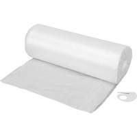 Toile de protection, 400' lo x 9' la, Plastique SPOC Demo