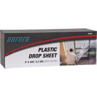 Toile de protection, 400' lo x 9' la, Plastique SPOC Demo