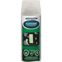 Specialty Glow-in-the-Dark Paint, Aerosol Can, Clear SPOC Demo