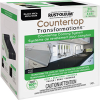 Countertop Transformations&reg; Mica Countertop Coating System, 1.42 L, Kit, Black Mica SPOC Demo