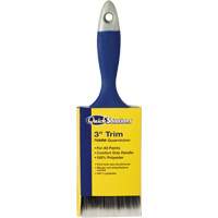Quick Solutions Trim Brush, Polyester, Plastic Handle, 3" Width SPOC Demo
