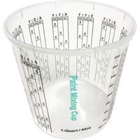 Gobelet en plastique pour m&eacute;lange de peinture, 1,25 L SPOC Demo