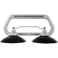 Vacuum Cups - Heavy-Duty Double Cup, 75 lbs. Capacity, 5", Pull-bar, 10" Handle Length SPOC Demo