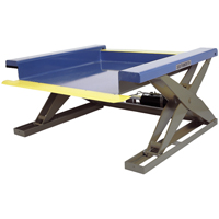 Hydraulic Floor-Height Scissor Lift Tables, Steel, 2000 lbs. Capacity SPOC Demo
