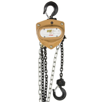 Heavy-Duty Gold Series Chain Hoist, 10' Lift, 1000 lbs. (0.5 tons) Capacity, Alloy Steel Chain SPOC Demo