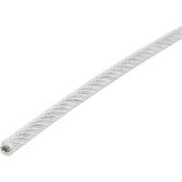 Wire Rope, 1000' (304.8 m) x 1/16", 480 lbs. (0.24 tons), Galvanized SPOC Demo