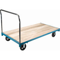 Heavy-Duty Platform Truck, 72" L x 36" W, 2000 lbs. Capacity, Rubber Casters SPOC Demo