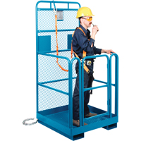 Nacelle &eacute;l&eacute;vatrice pour travail en hauteur, 36" x 36" x 72" h, Capacit&eacute; de 1000 lb, Acier SPOC Demo