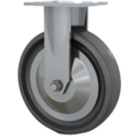 Heavy-Duty Caster, Rigid, 8" (203.2 mm), Solid Elastomer, 1000 lbs. (453.6 kg.) SPOC Demo
