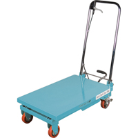Heavy-Duty Hydraulic Scissor Lift Table, 27-1/2" L x 17-3/4" W, Steel, 330 lbs. Capacity SPOC Demo